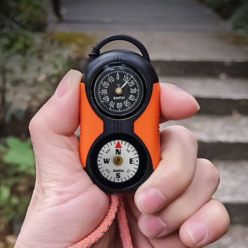 Hunting Outdoor Thermometer - 2 อิน 1 ไฮโกรมิเตอร์ เทอร์โมมิเตอร์ เข็มทิศ