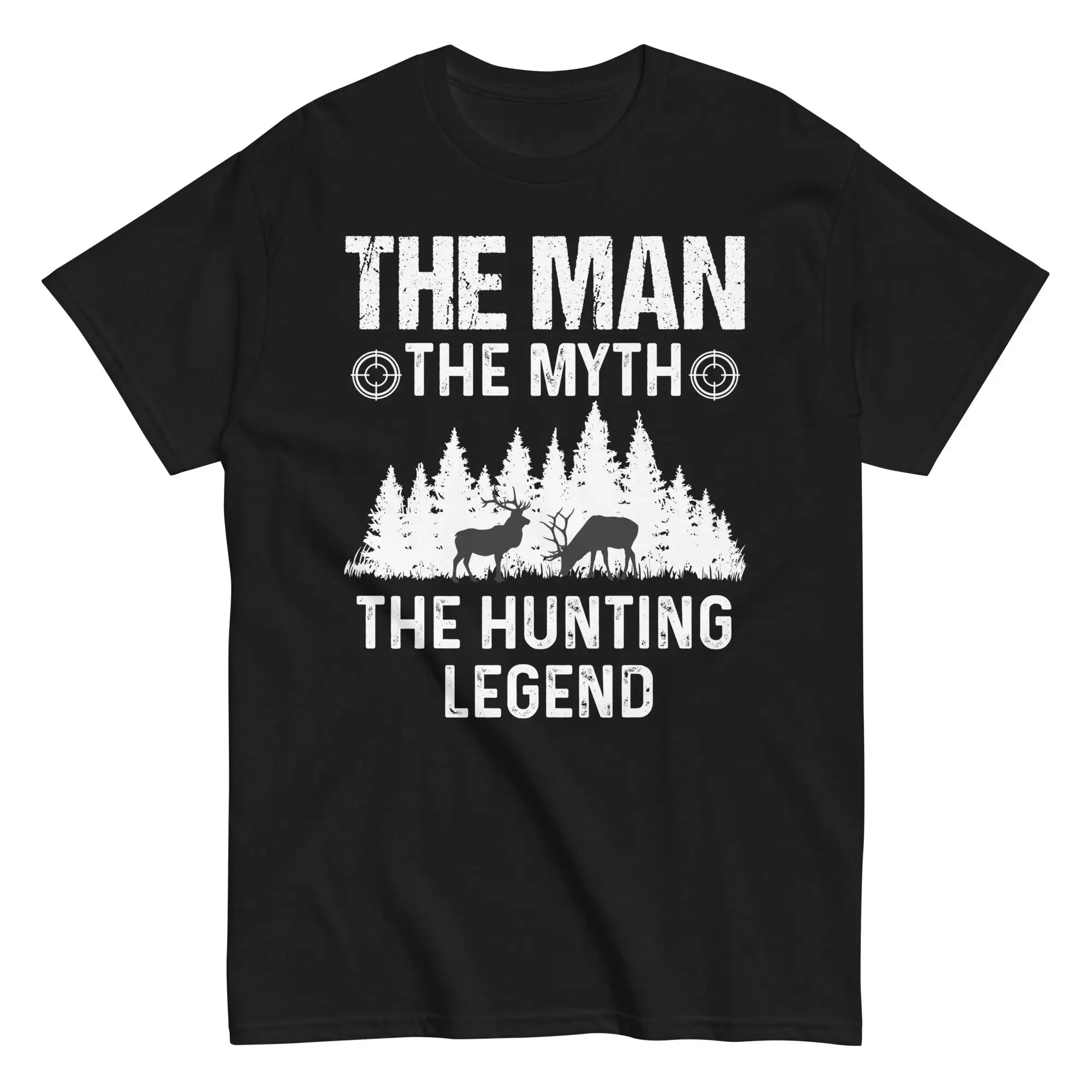 Wildman Hunting & Outdoor Polokwane - เสื้อยืด The Hunting Legend ลายกวางและหมูป่าสำหรับนักล่าสัตว์