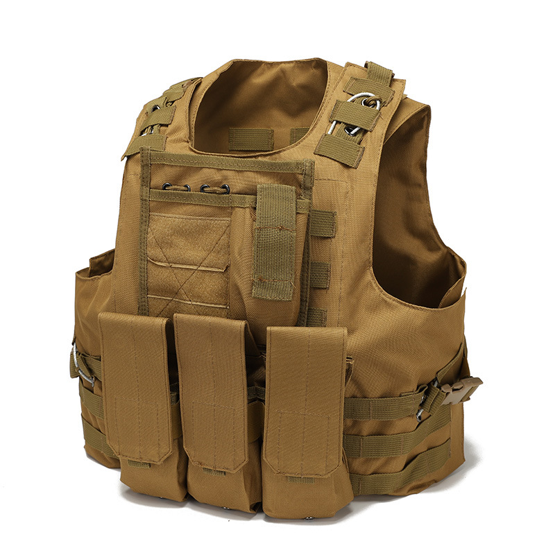 Hunting Outdoor Game - เสื้อกั๊กยุทธวิธีCSเกมAirsoft Assault Molleเสื้อกั๊กอุปกรณ์เสื้อผ้ากลางแจ้งการล่าสัตว์Camouflage Vest Combat Securityเสื้อกั๊ก