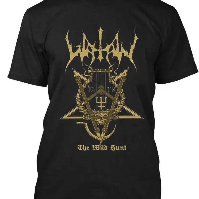 Wildman Hunting & Outdoor Polokwane - เสื้อยืดลายโลโก้เรโทรเพลง Black Music ของวง Watain The