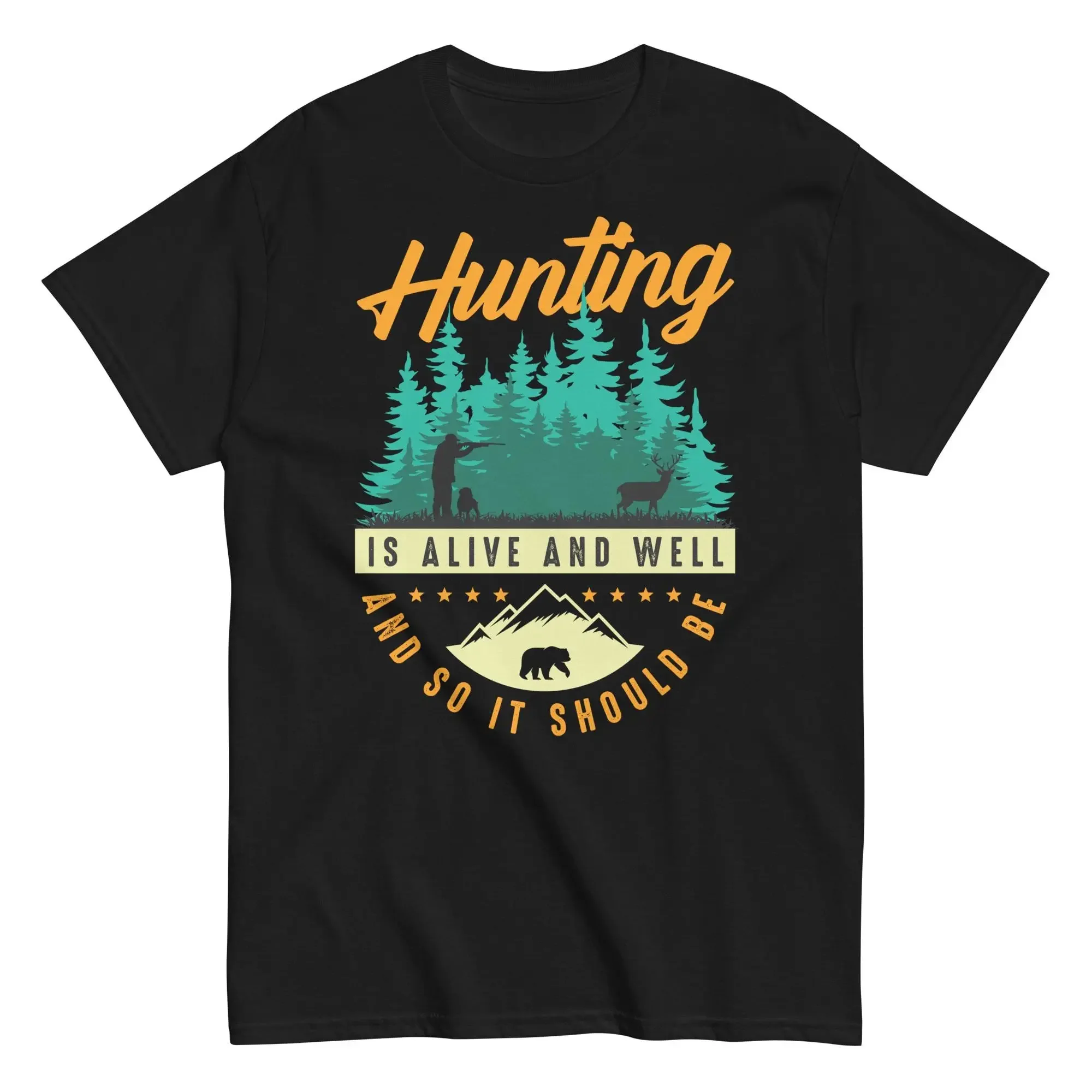 Wildman Hunting & Outdoor Polokwane - ฉันควรจะเป็นนักล่า ทีเชิ้ตลายกวางและหมูป่าสำหรับนักล่าสัตว์