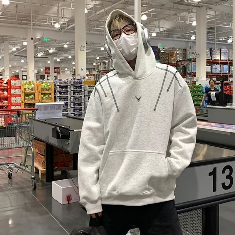 Outdoor Hunting Hoodie - เสื้อฮู้ดมีหมวกสำหรับผู้ชาย คุณภาพสูง ลายพราง สำหรับการล่าสัตว์ ผจญภัยกลางแจ้ง ป่า