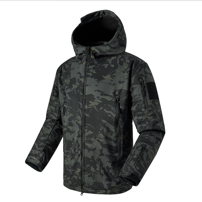 เสื้อแจ็คเก็ตกันน้ำลายพรางสำหร - Outdoor Hunting Hoodie บทวิจารณ์และราคา