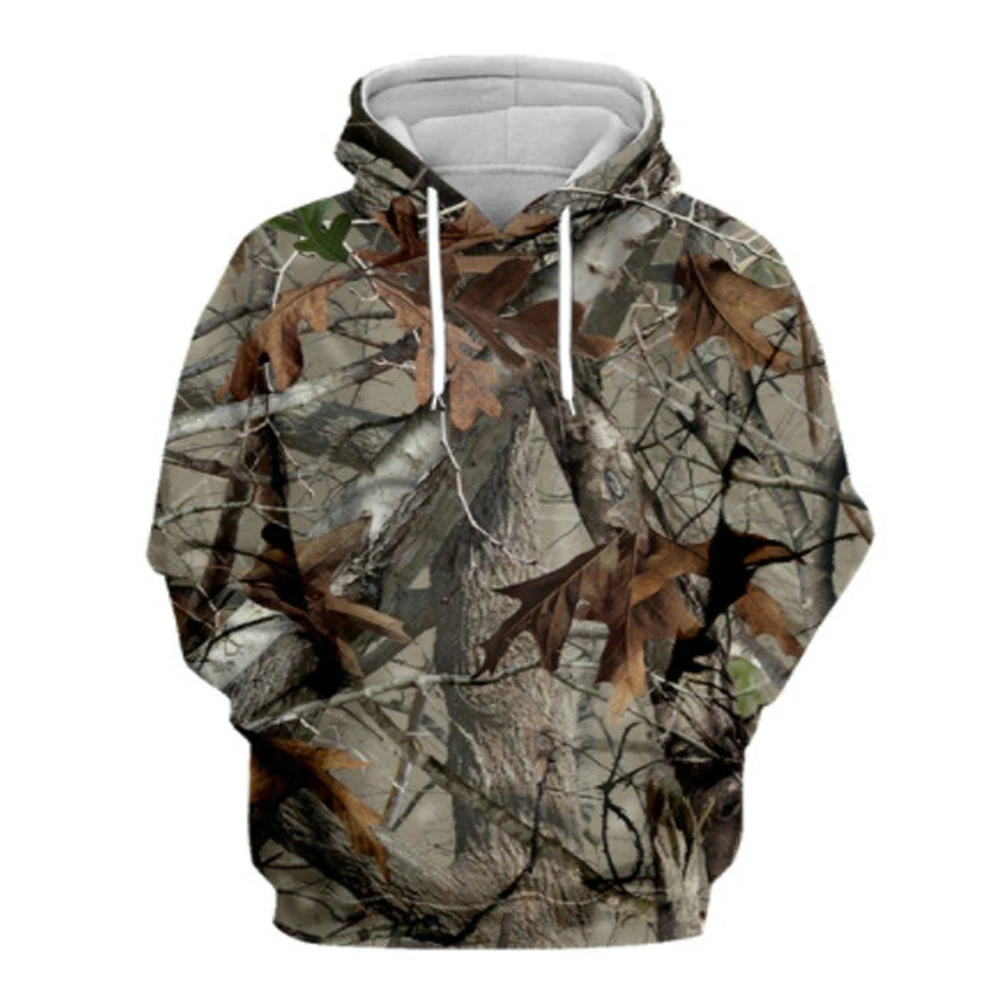 แจ็คเก็ตมีฮู้ดสำหรับผู้ชายและผ - Outdoor Hunting Hoodie บทวิจารณ์และราคา