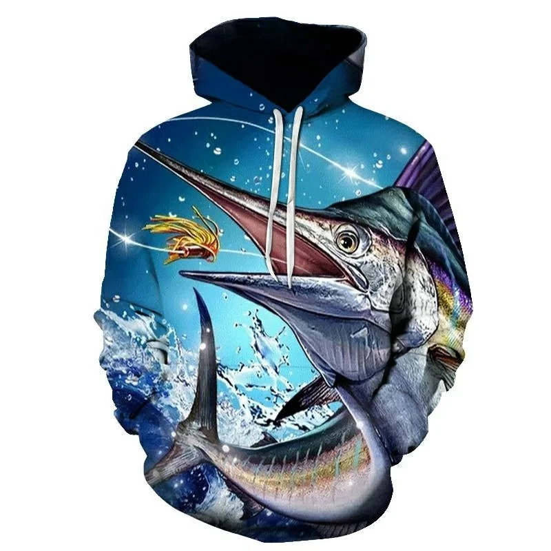 เสื้อฮู้ดลายปลาคาร์พพิมพ์ลาย 3 - Outdoor Hunting Hoodie บทวิจารณ์และราคา
