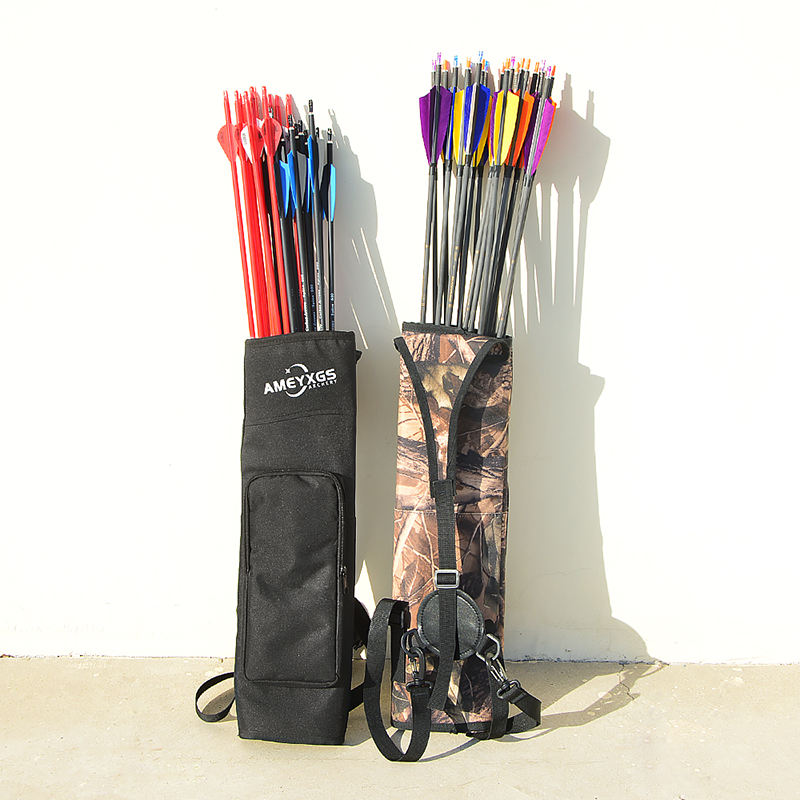 Camo Canvas Back Quiver แบบพกพ - Quiver Arrow Back บทวิจารณ์และราคา