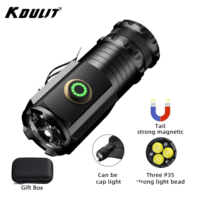 ไฟฉาย LED ขนาดเล็กอันทรงพลังซุ - Tactical Flashlight Rechargeable บทวิจารณ์และราคา
