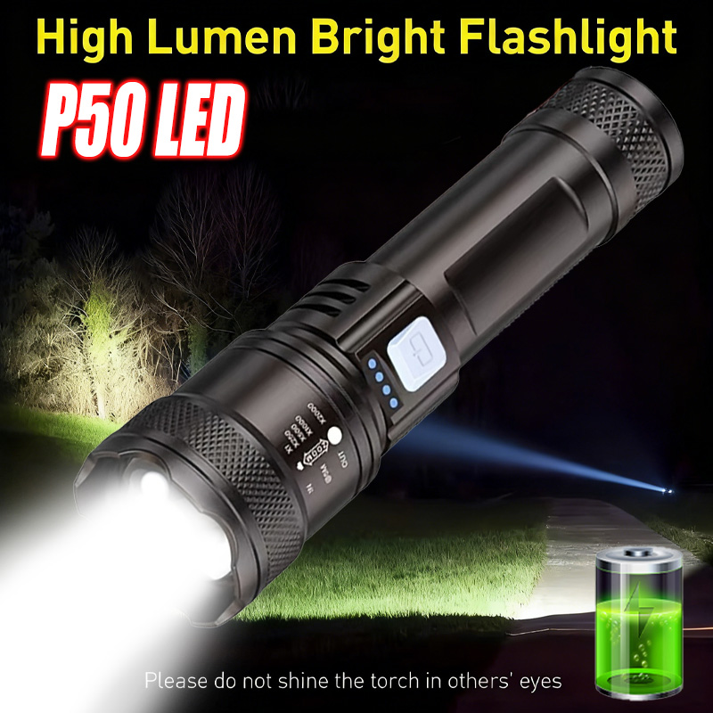ไฟฉาย LED กำลังสูง, ไฟฉายยุทธว - Tactical Flashlight Rechargeable บทวิจารณ์และราคา