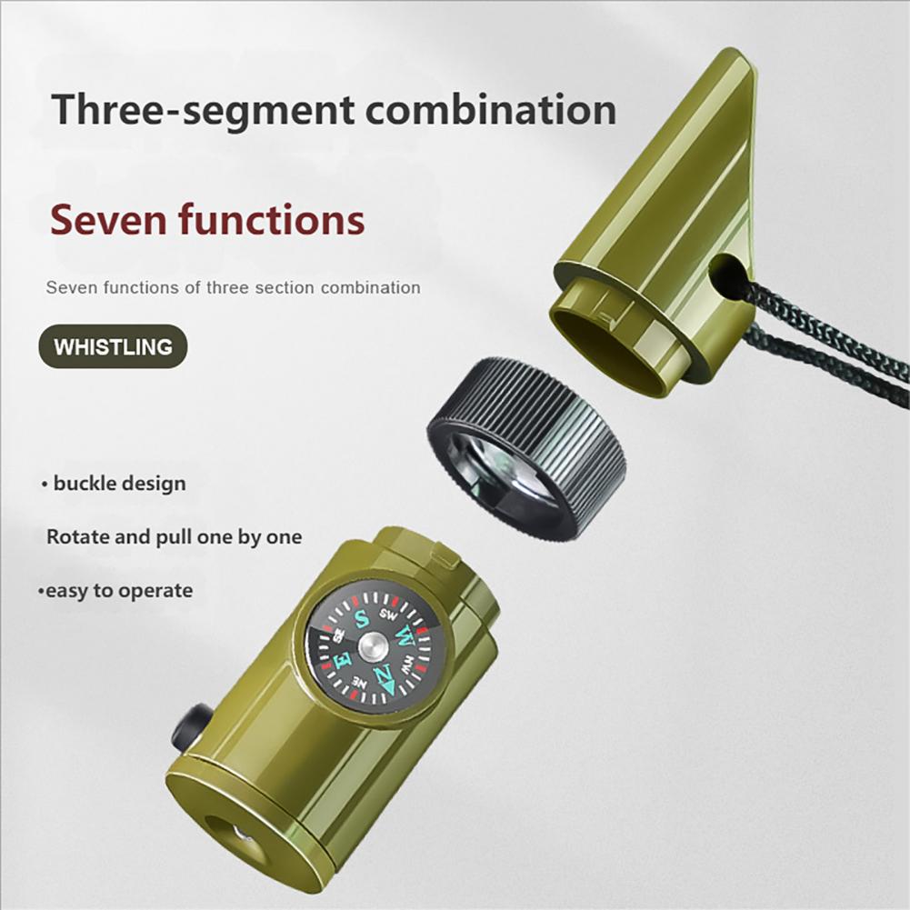 นกหวีดอเนกประสงค์ 7-in-1 พร้อม - Hunting Outdoor Thermometer บทวิจารณ์และราคา