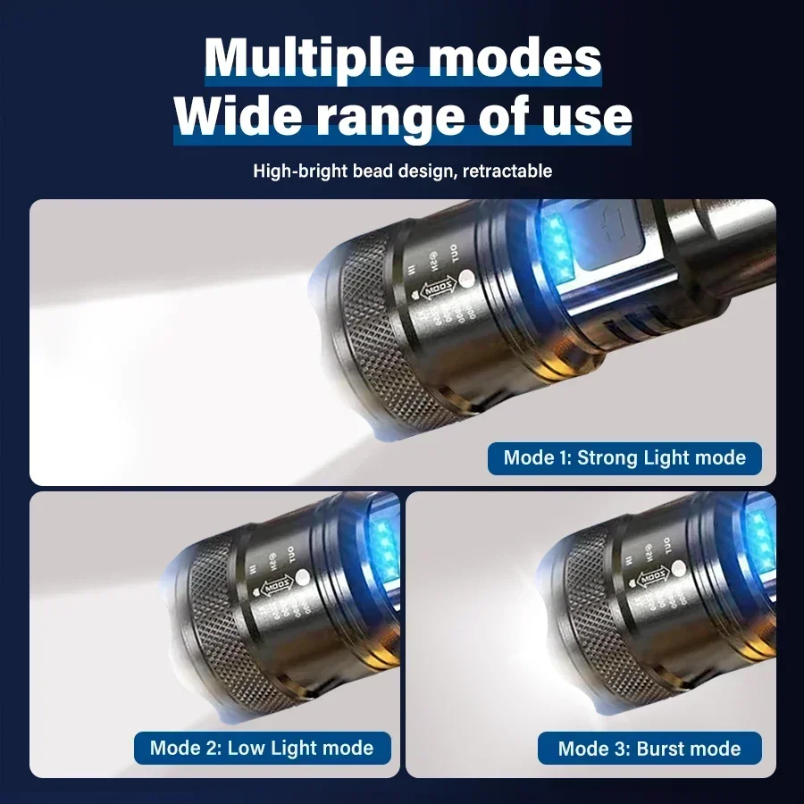 ไฟฉาย LED สว่างเป็นพิเศษ ชาร์จ - Tactical Flashlight Rechargeable บทวิจารณ์และราคา
