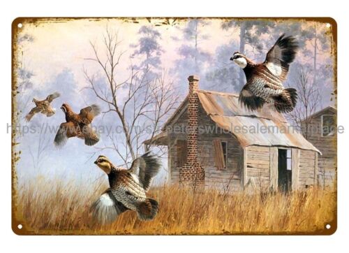 ป้ายโลหะตกแต่งผนังภายในอาคาร ล - Hunting Quail บทวิจารณ์และราคา