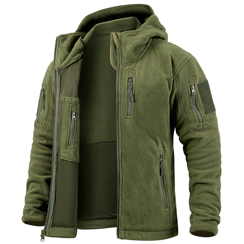 เสื้อแจ็คเก็ตผ้าฟลีซผู้ชายแบบย - Outdoor Hunting Hoodie บทวิจารณ์และราคา