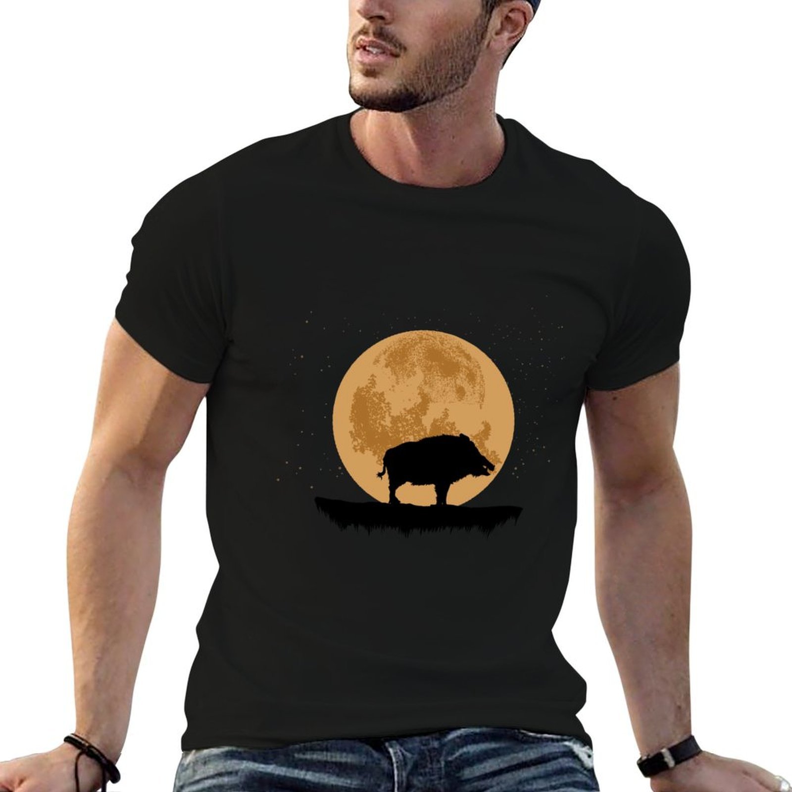 เสื้อยืดลายหมูป่า ขนหมูป่า เสื - Wildman Hunting & Outdoor Polokwane บทวิจารณ์และราคา