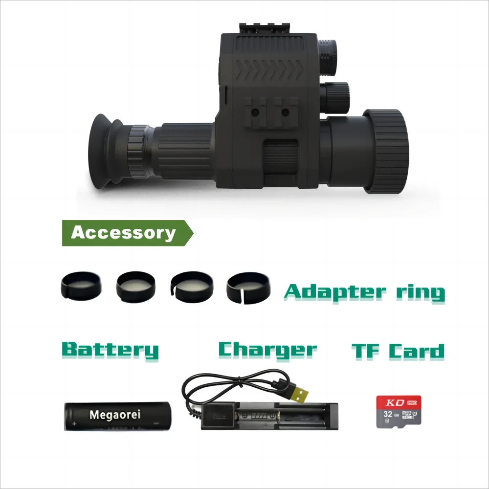 NK007 400M ระยะทางที่มองเห็นได - Monocular Night Vision บทวิจารณ์และราคา