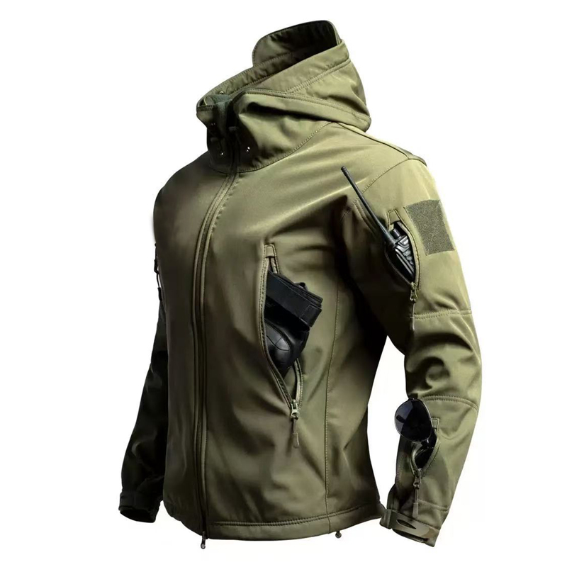 ผู้ชายทหารยุทธวิธีฤดูหนาวฤดูใบ - Outdoor Hunting Coat บทวิจารณ์และราคา