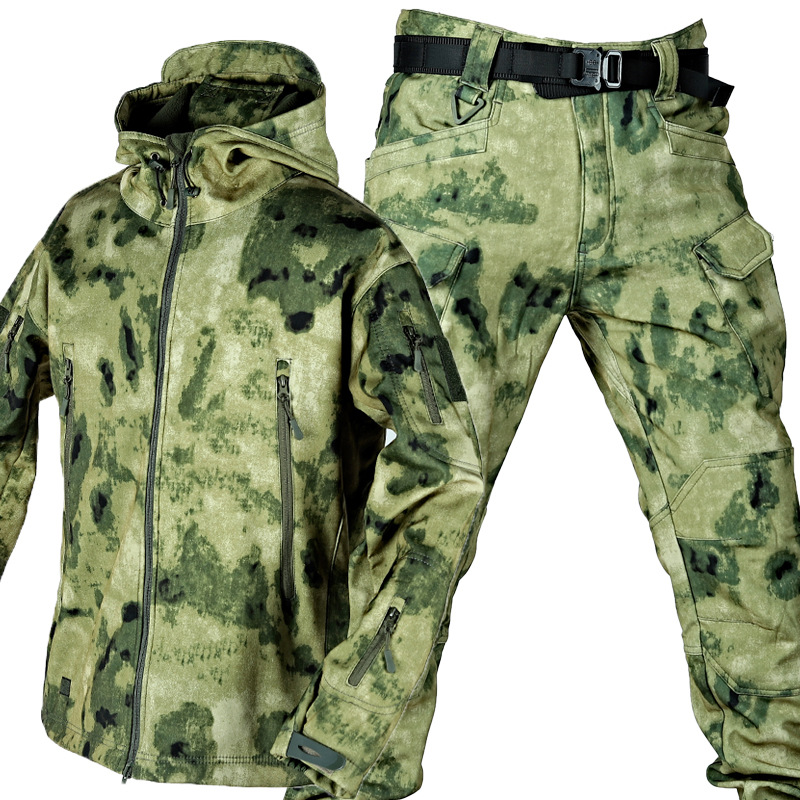 กันน้ํากลางแจ้งWindproof Softs - Outdoor Hunting Coat บทวิจารณ์และราคา