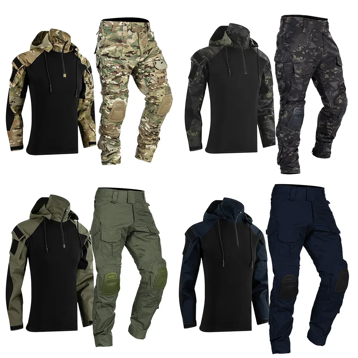 ชุดยูนิฟอร์มยุทธวิธีสำหรับผู้ช - Outdoor Hunting Hoodie บทวิจารณ์และราคา